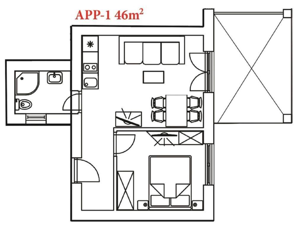 San Lorenzo Apartments Lovrečica エクステリア 写真